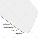 Right Side Mirror Glass Suitable with Back Plate for TOYOTA YARIS 2012 - 2019