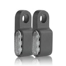 2X Mini LED Motorcycle Turn Signal Indicator Amber Blinker Light Lamp 3LED