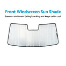 1Pcs Front Windscreen Sun Shade Sliver Suitable For BYD Shark 6 Ute 1.5 2024 on