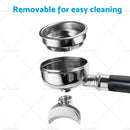 58MM 2 Spout Filter Portafilter Suitable For E61/Expobar/Gemilai Coffee Machine