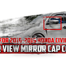 Carbon Fiber Rear View Mirror Cover Suitable for Honda Civic 2016-2021 - XQ1