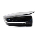 Gloss Black Water Transfer Bullhorn Side Mirror Cover Shell Suitable for BMW G20 - ZT2