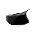 Side Mirror Cover Suitable for Infiniti Q50 Q60 Q70 Gloss Black Bullhorn Style - BD4