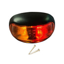 1PC 2LED Clearance Lights Side Marker Lamp Red Amber Trailer Truck 12V 24V 2.4 W