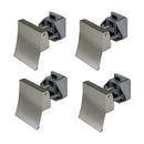 4x Square Shape Handle Push Locks Suitable for Caravan RV Marine Latch Knob