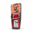 Tail Light LED Chrome Rim Suitable for Isuzu D-Max RG 2020-2024 IRL8000NJL - ZT2