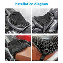 1x Motorcycle Comfort Gel Seat Cushion Suitable For Pressure Relief With or Without Sleeve