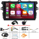 In-Dash Units 9 inch  Touch Screen Stereo CarPlay Suitable For Toyota Corolla 2009-13