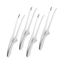 4PCS Korean and Japanese BBQ Tongs Self-Standing Grill Tongs Non-Slip Cooking