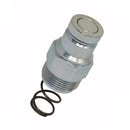 3/8in Hydraulic Male Drain Line Flat Face Quick Coupler Suitable For Bobcat 7246798