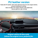 Dash Mat Non-Slip Microfiber Leather Black Suitable For LDV D90 2.0L 2017-2024