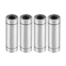 4Pcs LM8UU Extra Long Linear Ball Bearings 8mm Bore Dia 15mm OD 45mm Length