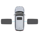 2x Rear Port Window Magnetic Mesh Sunshades Suitable for Kia Carnival YP Series