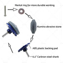 Lawn Mower Blade Sharpener Rotary Stone Grindstone Sharpening Drill Tool