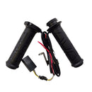 12v Motorcycle Heated Hand Rubber Grips 22mm 7/8 inch  Handlebar Grip Adjustable Hot