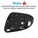 Right Side Mirror Glass Suitable with Back Plate for TOYOTA YARIS 2012 - 2019