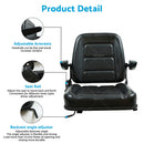 Tractor Seat Forklift Excavator Universal Suspension Backrest Truck Chair