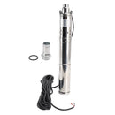 48V 750W MPPT Solar Water Pump 3 inch  Screw Submersible Bore Pump Deep Well 140M