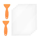 5PCS 3D Printer FEP Film Sheets+2PCS Cleaning Blade Suitable For Anycubic Resin