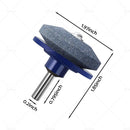 Lawn Mower Blade Sharpener Rotary Stone Grindstone Sharpening Drill Tool