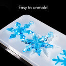 Snowflake Silicone Pendant Mold Making Jewelry Resin Necklace Mould Craft DIY 3D
