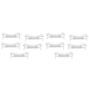 10xRoof Moulding Drip Rail Clips Suitable for?Mitsubishi Triton L200 MN ML 05-14