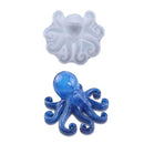 2PCS Octopus Mold Silicone Epoxy Resin Casting Mould 3D Sea Animal Display Mold