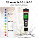 Portable 4 In 1 Hydrogen-Rich Test Pen PH/ORP/TEMP Water Quality Meter Tester