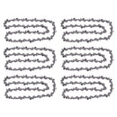 Up to 6PCS Chainsaw Chain 3/8 .063 72DL Semi Chisel Suitable for Husqvarna Stihl