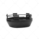 4PCS Hub Cap 60mm NO Logo Black Base Universal For Wheel Center Caps Rim Black