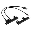 Suitable For Toyota 2 DIN Fascia car Facia dash kit side trims Brackets + usb aux port