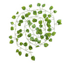 12x2M Green Plastic Leaf Foliage Artificial Ivy Suitable For Decorating Homes 12x2M Green Plastic Leaves