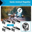 4X Sonic Animal Repeller Sonic Shoo Whistle Roo Kangaroo 4WD Car Truck Bus