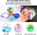 6 Pics Set Coaster Resin Casting Mold Silicone Jewelry Making Mould Craft