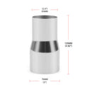 Steel Exhaust Pipe Adapter Reducer 2 to 3 Inch OD Suitable For 2.25 / 2.5 / 3 Inch Tubes