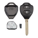Complete Remote Car Key for Toyota Hilux / Yaris 2005-2009 4D-67