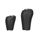 Black Leather Manual Gear Knob Set Suitable For 4Runner Hilux Land Cruiser Prado