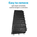 Black Tonneau Cover Tarp for Ford Falcon Ute AU BA BF 1999-2008 UV-protection