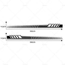2pcs/set Car Body Stickers Long Stripe Side Skirt Decoration Decals