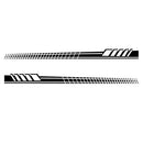 2pcs/set Car Body Stickers Long Stripe Side Skirt Decoration Decals
