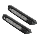 287MM DUAL LED BUG LIGHT 12/24V AWNING LIGHT AMBER/WHITE LIGHTS W/ SWITCH