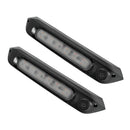 287MM DUAL LED BUG LIGHT 12/24V AWNING LIGHT AMBER/WHITE LIGHTS W/ SWITCH
