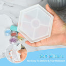 6 Pics Set Coaster Resin Casting Mold Silicone Jewelry Making Mould Craft