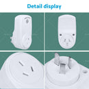5 Packs Home Wireless Power Switch Mains Sockets & 2x Remote Controllers AU Plug