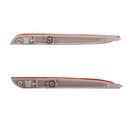 2PCS Rear Bumper bar Light Reflector Compatible with Mazda 3 BL LH Left+RH Right