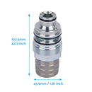 Male & Female Hydraulic Quick Connect Coupler Fits For Bobcat Loaders Excavator