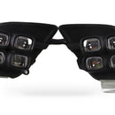 LED DRL Fog Light Frame Suitable for Toyota Hilux Revo 2015-2017 4-Eye White - XQ1