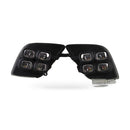 LED DRL Fog Light Frame Suitable for Toyota Hilux Revo 2015-2017 4-Eye White - ZT2
