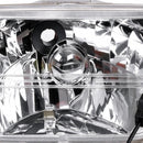 7x5 inch Square LED Headlight Assembly H4 Suitable for Jeep Wrangler Cherokee XJ - XQ1