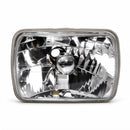 7x5 Inch Square LED Headlight Assembly Glass Lens Suitable for Jeep Wrangler CJ - ZT2